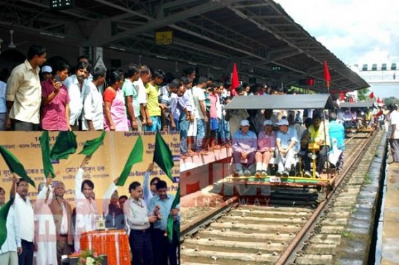 Tripura witnessed Second phase of Modi Era : Agartala-Udaipur Train service gets momentum with CRS inspection held : Act East Policy in full Action as Safety Commissioner expressed satisfaction over Agartala-Udaipur rail-line works Tripura witnessed Second phase of Modi Era : Agartala-Udaipur Train service gets momentum with CRS inspection held : Act East Policy in full Action as Safety Commissioner expressed satisfaction over Agartala-Udaipur rail-line works